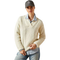 Produktbild von Ariat Arley Damen Pullover aus Wolle in Weiß Größe M
