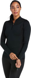 Ariat Ascent 1/4 Zip Baselayer Damen Schwarz XL – Bild 1 von 1