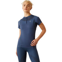 Produktbild von Ariat Ascent Crew Baselayer Reitshirt Damen Blau Größe L