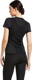 Ariat Ascent Crew Reitshirt Damen Schwarz – Bild 1 von 8