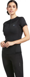 Produktbild von Ariat Ascent Crew Reitshirt für Damen in Schwarz Größe S