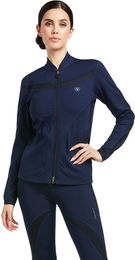 Ariat Ascent Full Zip Midlayer Damen Shirt Navy Größe S – Bild 1 von 1