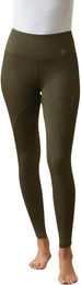 Ariat Ascent Reitleggings Damen mit Mid Grip in Olivgrün – Bild 1 von 1