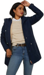 Produktbild von Ariat Atherton Regenjacke für Damen in Blau aus wasserdichtem Polyester Größe S