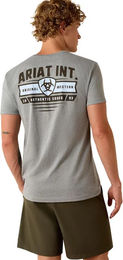 Produktbild von Ariat Banner Reitshirt für Herren in Grau Größe M