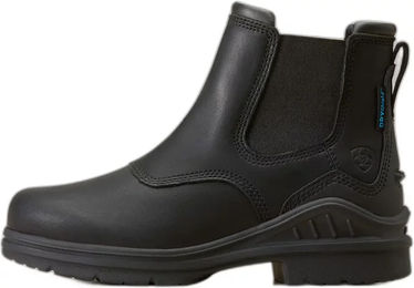 Ariat Barnyard Twin Gore II H2O Reitstiefel Damen aus Leder wasserdicht Schwarz Größe 37 EU – Bild 1 von 7