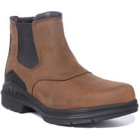 Produktbild von Ariat Barnyard Twin Gore II Reitstiefel aus Leder für Herren in Antique Brown Größe 41.5 EU