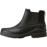 Produktbild von Ariat Barnyard wasserfeste Chelsea Boots aus Leder für Herren in Schwarz Größe 46