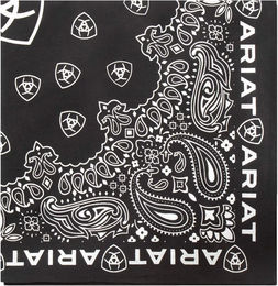 Produktbild von Ariat Baumwollbandana Unisex Schwarz 56 x 56 cm