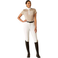 Produktbild von Ariat Bellatrix Show Shirt Reitshirt für Damen aus Polyester in Weiß oder Beige Größe M