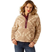 Produktbild von Ariat Berber Snap Front Fleece Pullover Damen Beige