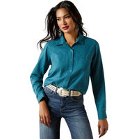 Produktbild von Ariat Billie Jean Reitshirt Damen Blau Größe L