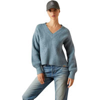 Produktbild von Ariat Blaydon Damen Pullover aus Wolle in Blau Größe M