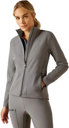 Produktbild von Ariat Boreas Sweatshirt Full Zip Damen Grau Wasserabweisend bluesign® Polyester Größe L
