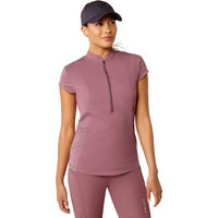 Produktbild von Ariat Breathe Reitshirt Damen mit halbem Reißverschluss Lila Größe M
