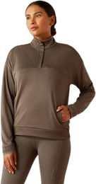 Produktbild von Ariat Breathe Sweatshirt Damen aus Polyester in Grau oder Braun Größe L