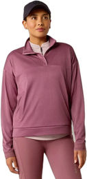 Produktbild von Ariat Breathe Sweatshirt Damen aus Polyester in Lila oder Rosa Größe M