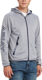 Ariat Byron Full Zip Hoodie Herren Heather Grey Größe M – Bild 1 von 1