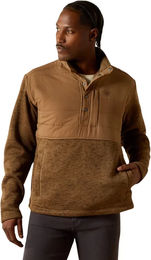 Produktbild von Ariat Caldwell Druckknopf-Pullover für Herren in Braun Größe XXL aus Polyester