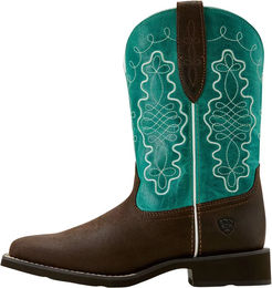 Produktbild von Ariat Callie Westernstiefel Damen aus Leder in Grün oder Braun Größe 41