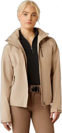 Ariat Coastal Wasserdichte Reitjacke für Damen in Beige – Bild 1 von 1