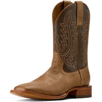 Produktbild von Ariat County Roads Cowboystiefel für Herren aus Leder in Braun mit breitem quadratischem Zehenbereich Größe 44.5 EU