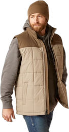 Ariat Crius Isolierende Daunenweste für Herren in Braun und Beige aus Polyester wasserabweisend – Bild 1 von 1