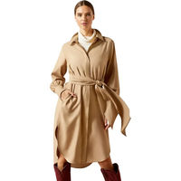 Produktbild von Ariat Culham Hemdkleid Damen Beige Größe L