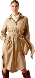 Produktbild von Ariat Culham Hemdkleid Damen Beige Größe S