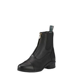 Produktbild von Ariat Damen English Paddock Boot Reitstiefel aus Leder Schwarz wasserdicht Größe 42.5 EU