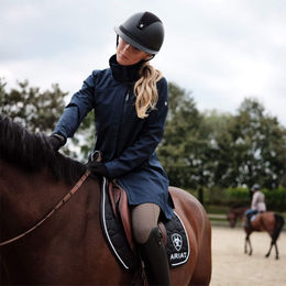 Ariat Damen Parka wasserfest Blau Größe M – Bild 1 von 5