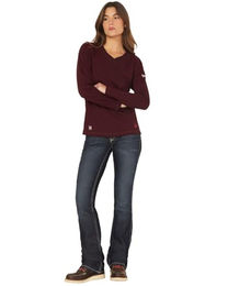 Ariat Damen Rebar DuraStretch Riveter Bootcut Jeans Blau – Bild 1 von 11
