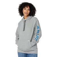 Produktbild von Ariat Damen Rebar Graphic Hoodie Pullover Meliert Grau XXL