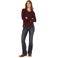 Produktbild von Ariat Damen Rebar Mid Rise Durastretch Riveter Work Bootcut Jeans Blau Baumwolle Größe 33 REG