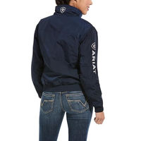 Produktbild von ARIAT Damen Regenjacke aus Kunstleder wasserdicht Blau Größe XS