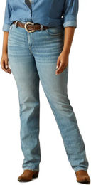 Produktbild von Ariat Damen Reiterjeans Yara Straight aus Baumwolle Blau 28 Extra Tall