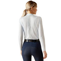 Produktbild von Ariat Damen Reitshirt Breathe mit 1/4 Reißverschluss Grau XL