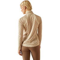 Produktbild von Ariat Damen Reitshirt Sunstopper Sommer Baselayer aus Polyester XS Blau Rot Beige