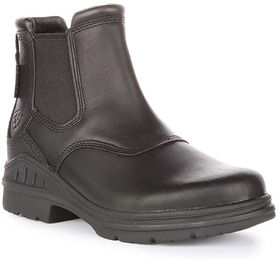 Ariat Damen Reitstiefel aus Leder Wasserdicht Schwarz Größe 38 EU – Bild 1 von 6