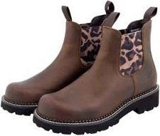 Produktbild von Ariat Damen Reitstiefel Fatbaby Chelsea Western Boot aus Leder in Distressed Tan Beige Braun Grösse 36,5