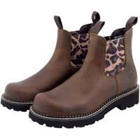 Produktbild von Ariat Damen Reitstiefel Fatbaby Chelsea Western Boot aus Leder in Distressed Tan Beige Braun Grösse 36,5