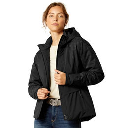 Ariat Damen Valor 2.0 Wasserdichte Reitjacke Winter Schwarz Größe M – Bild 1 von 6