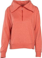 Produktbild von Ariat Damenpullover WMS Fern 1/2 Zip Sweatshirt aus Bio-Baumwolle heathered baked apple Größe XL