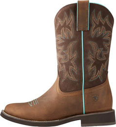 Ariat Delilah Westernstiefel aus Leder für Damen in Braun Größe 41 EU – Bild 1 von 7