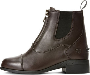 Ariat Devon IV Paddock Kinder Reitstiefel aus Leder wasserabweisend Schwarz – Bild 1 von 2