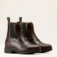 Produktbild von Ariat Devon Pro Zip Paddock Reitstiefel Damen aus Leder Braun WMS