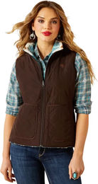 Produktbild von Ariat Dilon 2.0 Reitweste für Damen aus Fleece in Braun Grösse XXL