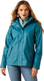 Produktbild von Ariat Drizzle Wasserdichte Reitjacke für Damen in Blau Größe L