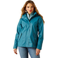 Produktbild von Ariat Drizzle Wasserdichte Reitjacke für Damen in Blau Größe L