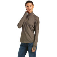 Produktbild von Ariat Element Facet Baselayer Damen Fleece Braun M bluesign-geprüft